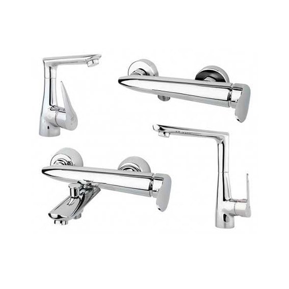 شیرآلات راسان مدل رابیت کروم