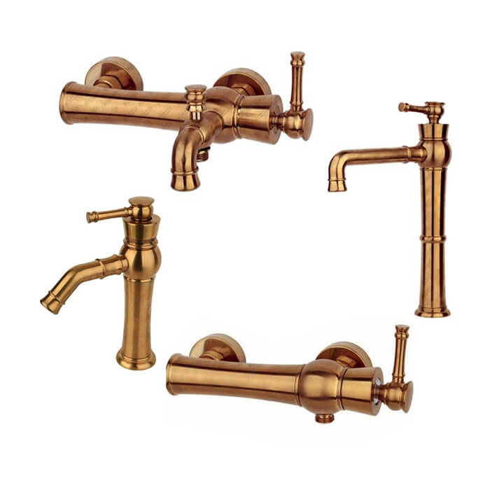 شیرآلات راسان مدل الیزه رزگلد مات