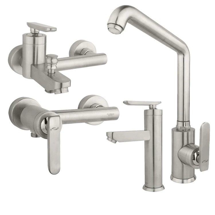 شیرآلات راسان مدل فلورا کروم مات