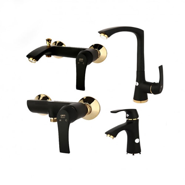 شیرآلات راسان مدل لوتوس مشکی