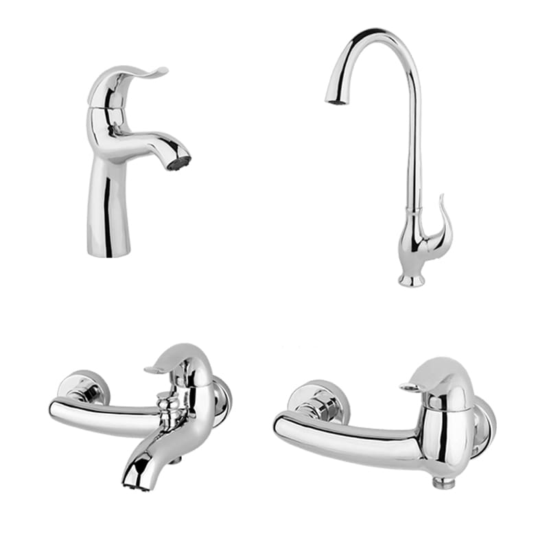 شیرآلات راسان مدل اکتاو کروم