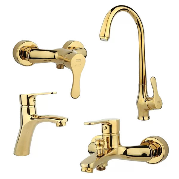 شیرآلات راسان مدل صدف طلایی