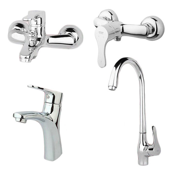 شیرآلات راسان مدل صدف کروم