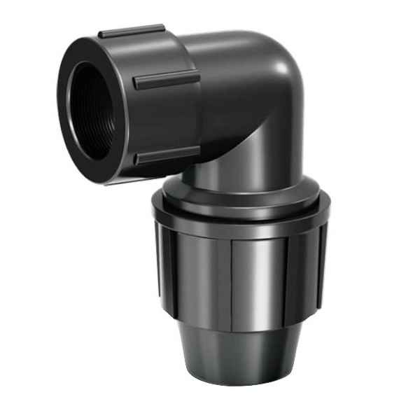 زانو ماده پیچی پلی‌اتیلن پلی رود