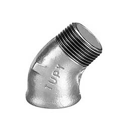 چپقی ۴۵ درجه گالوانیزه توپی برزیل