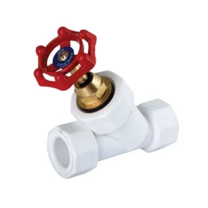 شیر فلکه دو سر جوش 45 درجه سایز 25 اذین لوله